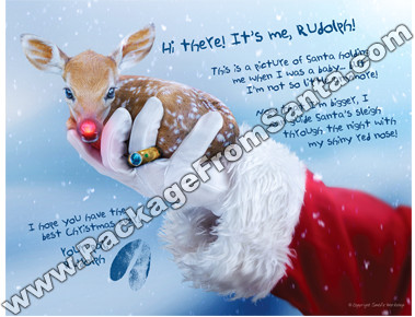 Autographed Baby Rudolph Photo