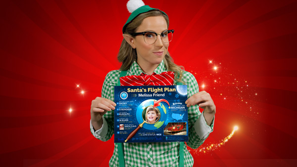 Elf Sara Personalized Santa Fight Plan