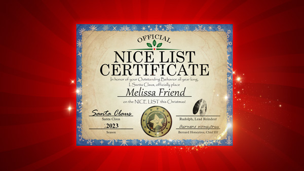 Personalized Nice Certificate