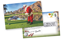 2024 Santa Claus on Vacation Postcard