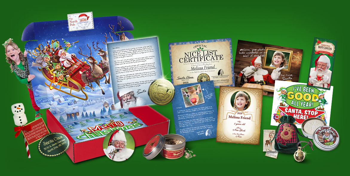 Amaze your child with a Personalized Package from Santa! Includes letter, certificate, phone call, video and more! 20% off coupon: SHAREUS20